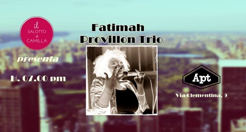 Fatimah Provillon Trio Il salotto di Camilla
