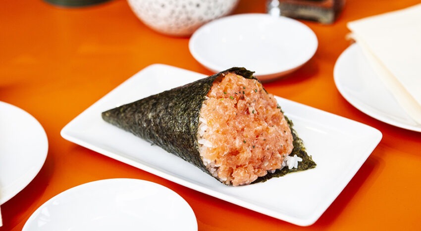 Balada Sushi Milano: temaki e uramaki con i colori del Brasile