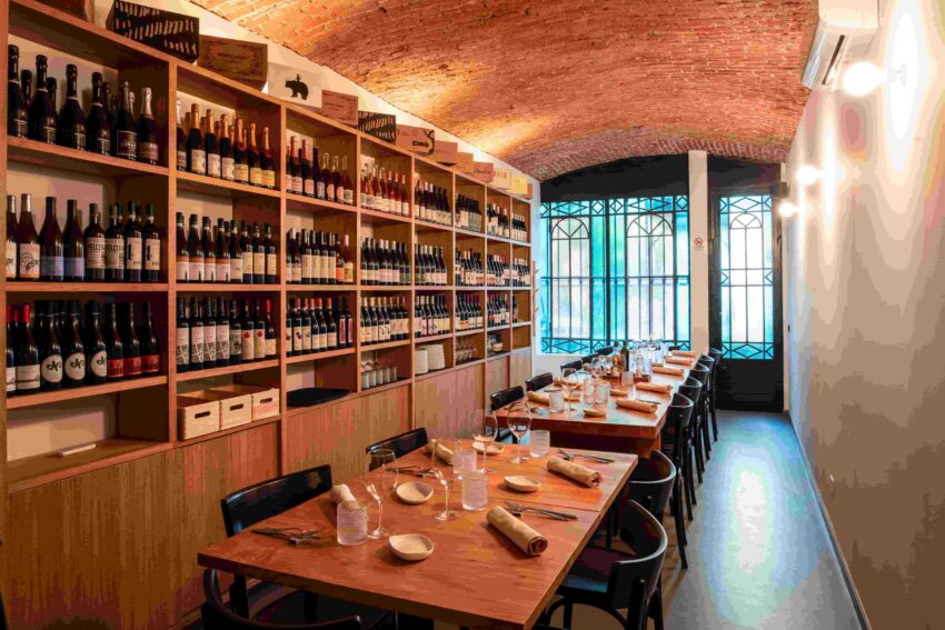 Corso di vino a Milano settembre 2024: la cantina di eggs milano