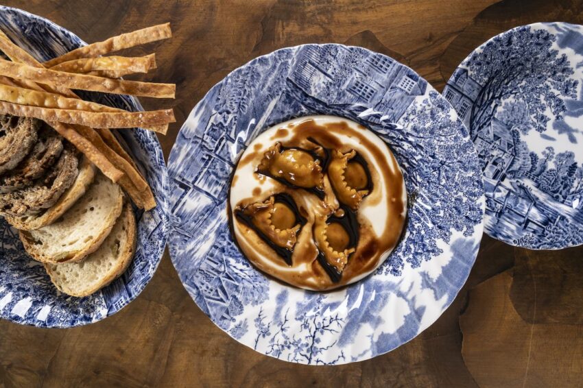 pane e pasta fresca del ristorante l'aurora, al borgo dei cipressi a todi